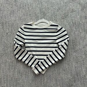 zara striped top